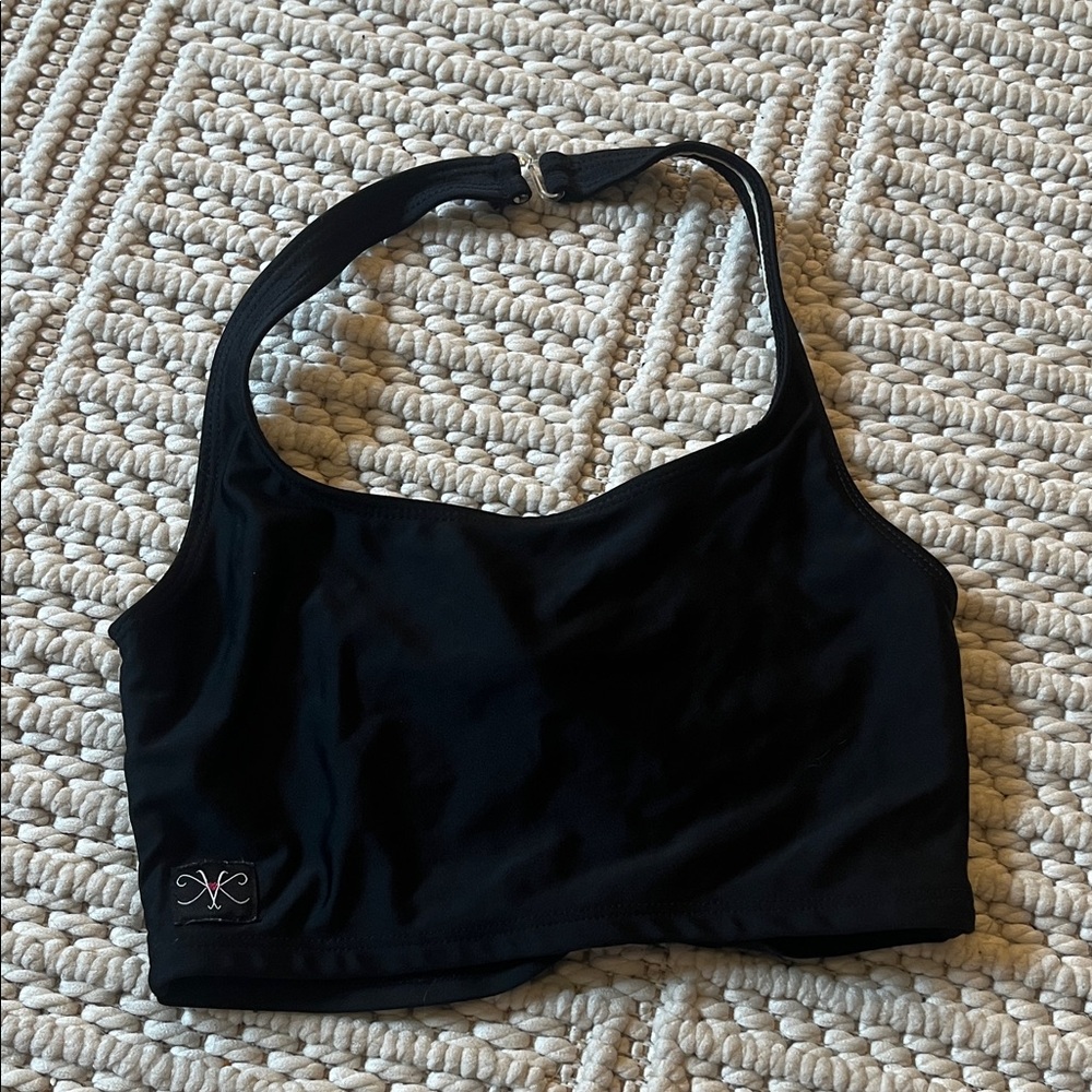 Kandi Kouture Black Halter Top